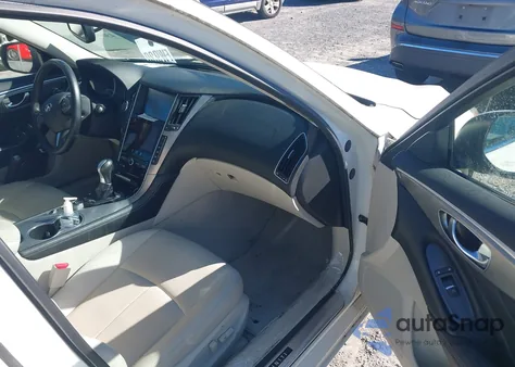 2015 Infiniti Q50 Premium from USA, damaged, VIN JN1BV7AR1FM410682